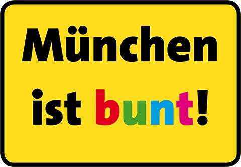 München ist bunt